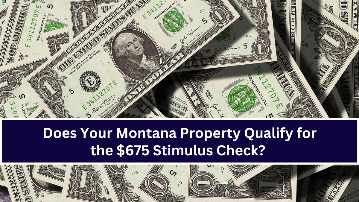 Does Your Montana Property Qualify for the $675 Stimulus Check? Find Out Now!